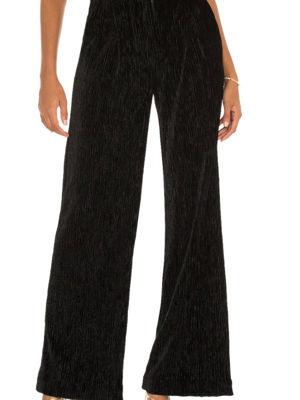 PatBO Textured Velvet Wide Leg Pants - US 12